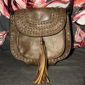 Antik Kraft Brown Leather Crossbody Purse NWOT